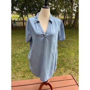 Ana Blue Denim Shirt Dress XXL